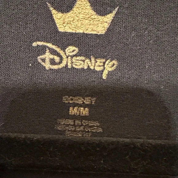 Disney Black Tee with Grumpy and Red Text - Picture 2 of 3